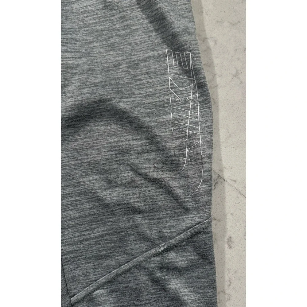 Nike Joggers Sweatpants Youth Large Gray Therma-Fit Athleisure Lounge Casual